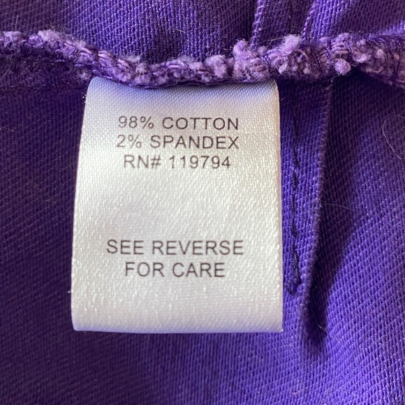 One World Purple Denim Jacket with Metal Studded Detail, Size M - Picture 11 of 12